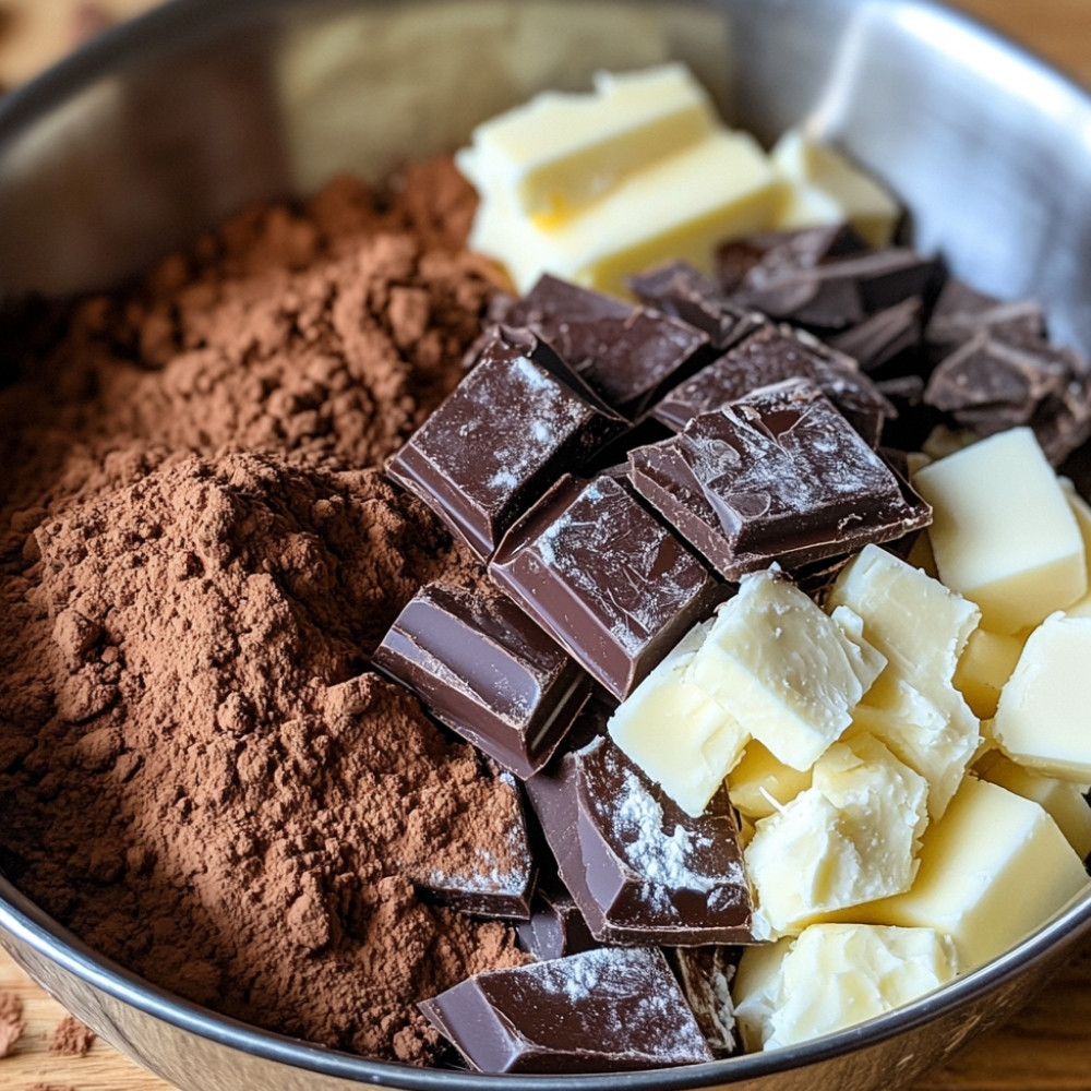 Biscuits triple chocolat