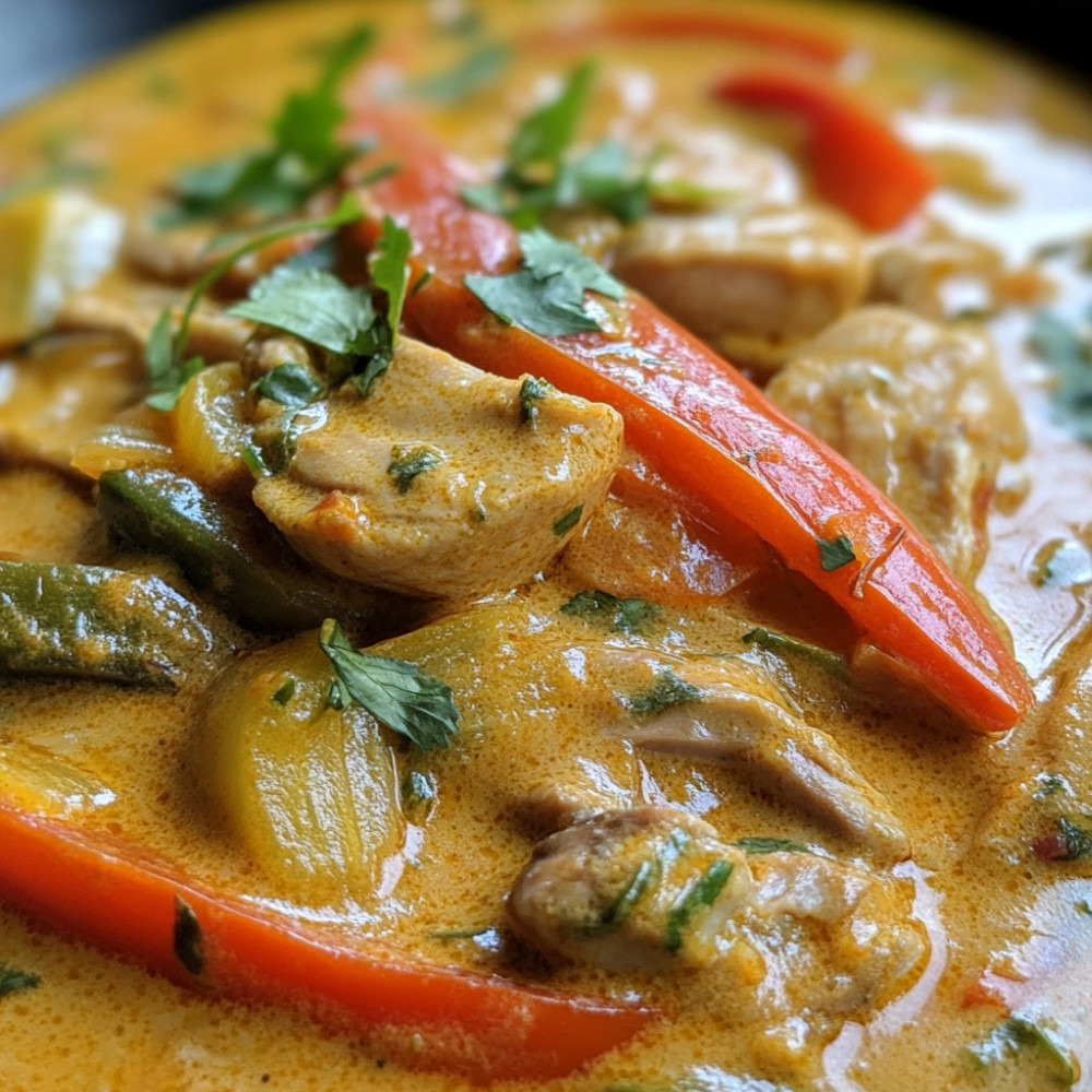 Cari de canard et légumes