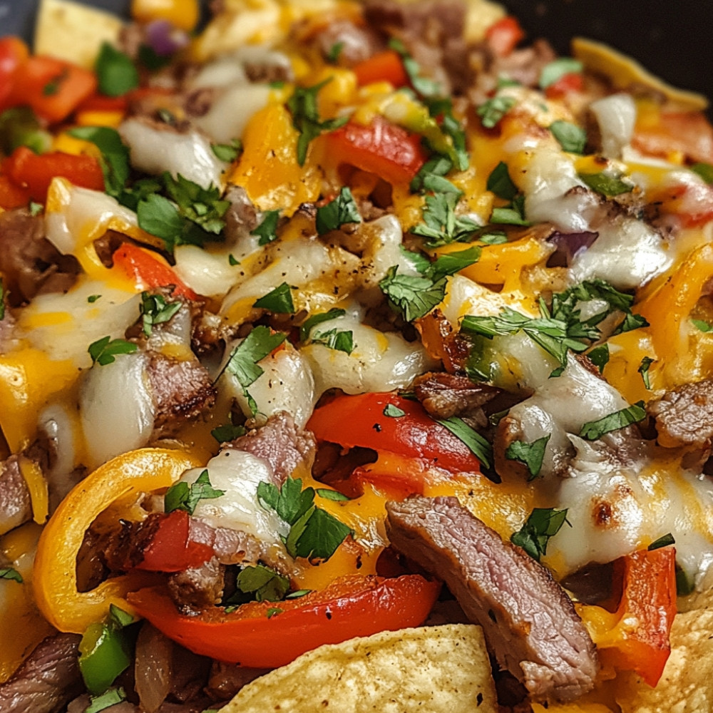Nachos au boeuf et légumes
