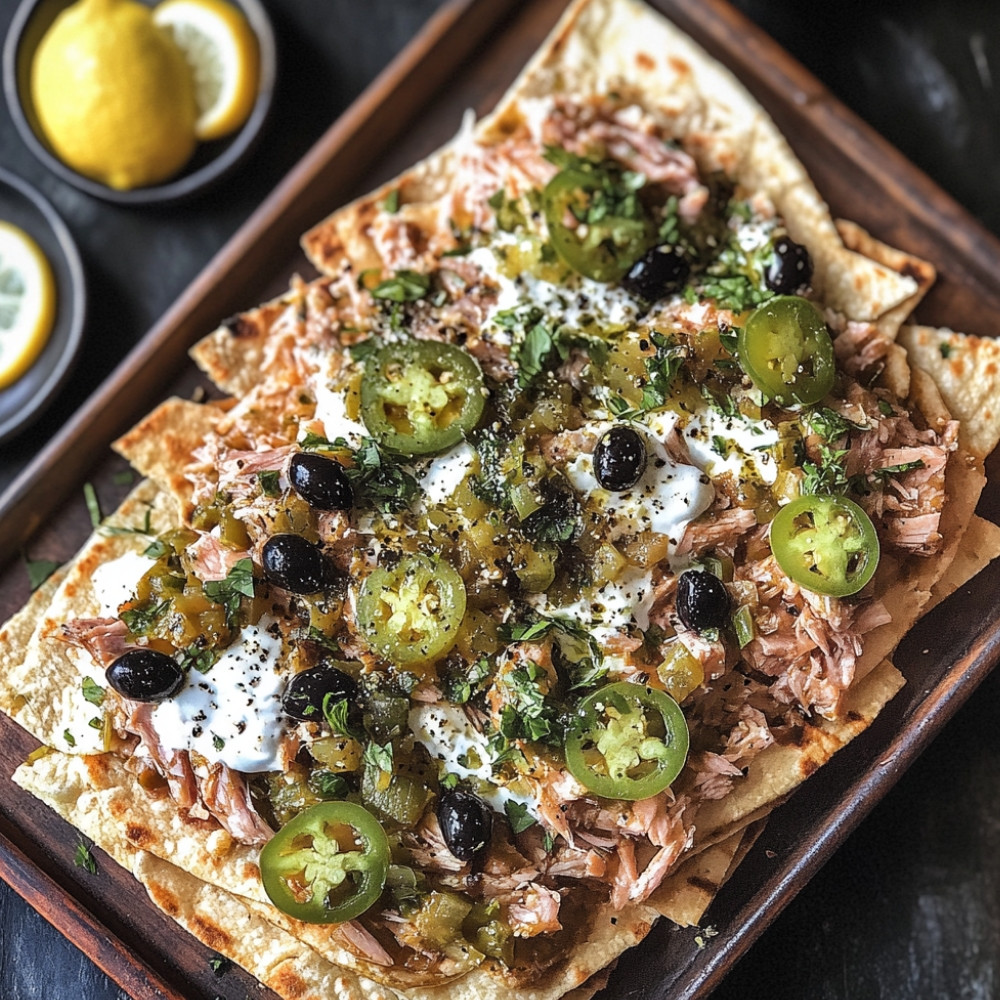 Nachos au thon mariné