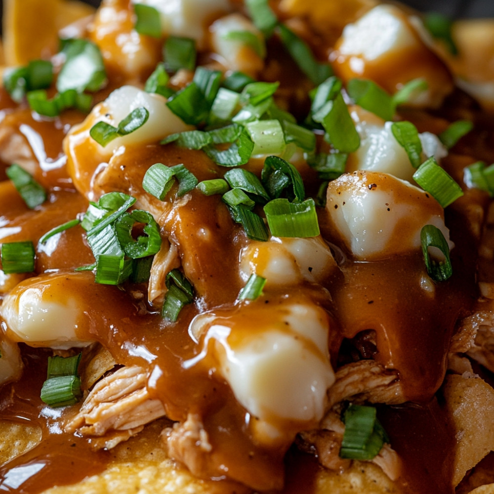 Nachos style poutine