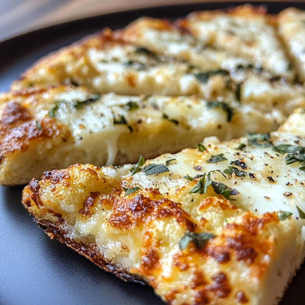 Pizza au chou-fleur à l'air fryer