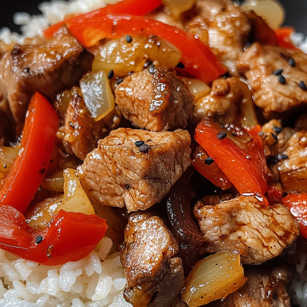 Poêlée de porc et riz à congeler