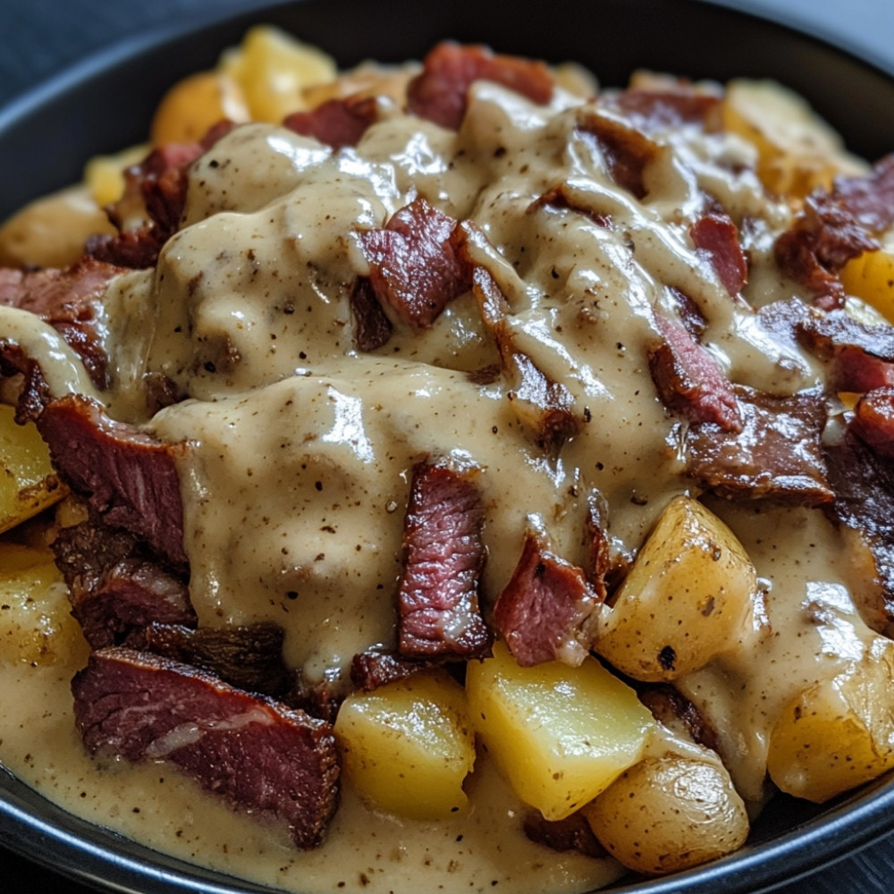 Poutine familiale au smoked meat