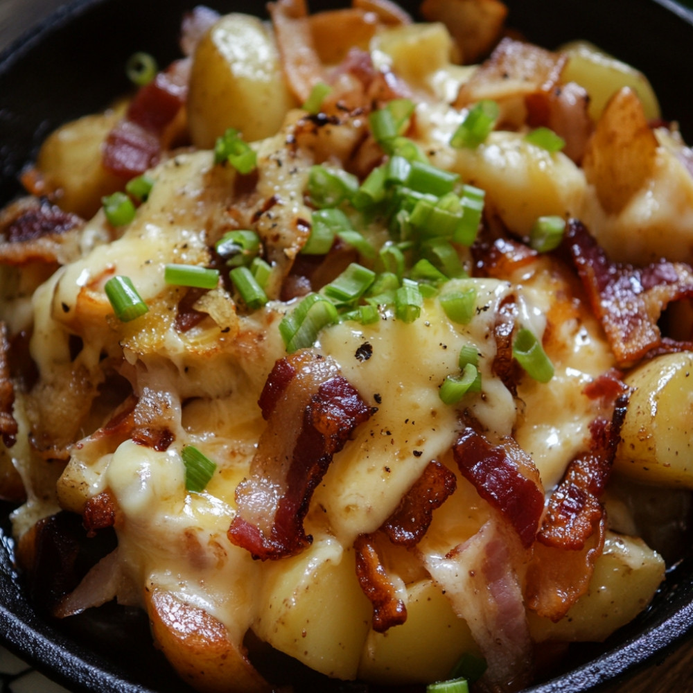 Poutine raclette sur le barbecue