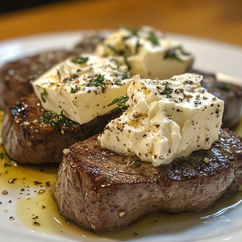 Steak sauce au vin blanc et fromage à la crème