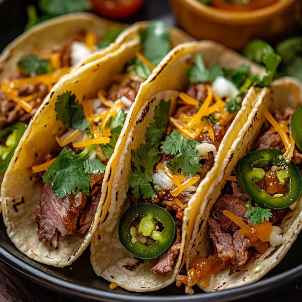 Tacos de smoked meat