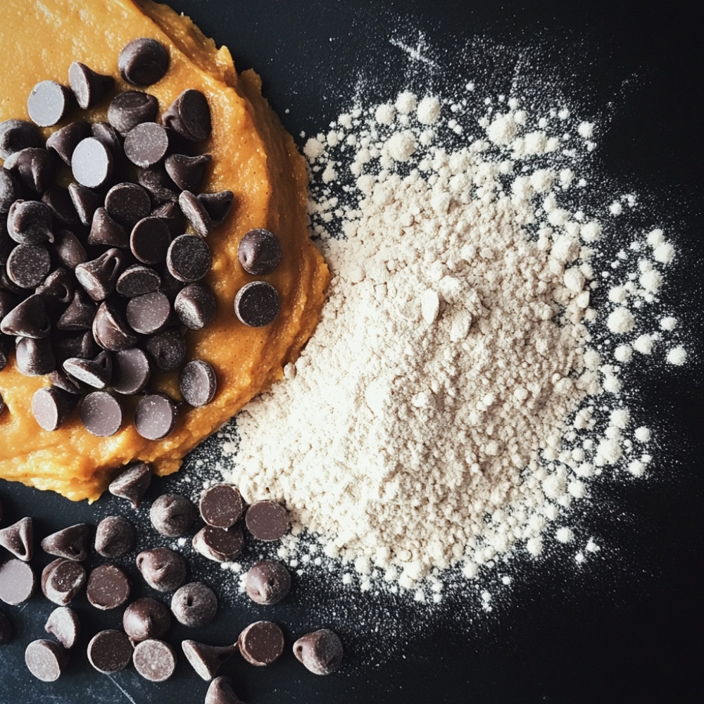 Biscuits aux morceaux de chocolat et à la courge