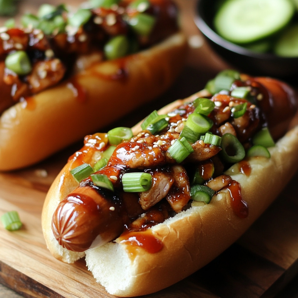 Hot dogs Général Tao à l'air fryer