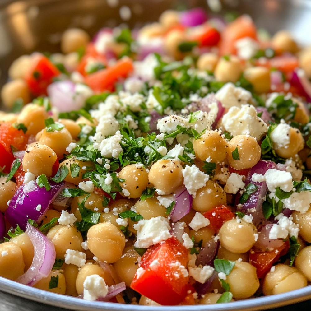 Plaque de pois chiches à la grecque à congeler