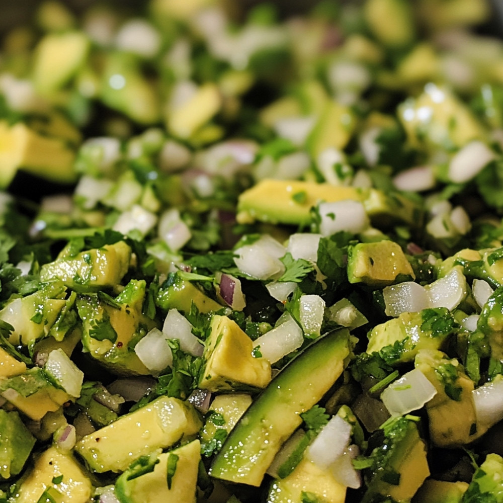 Salsa d'avocat et de poblano