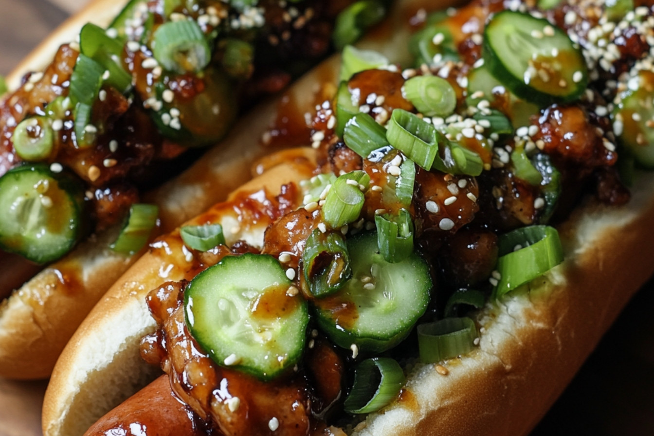 Hot dogs Général Tao à l'air fryer