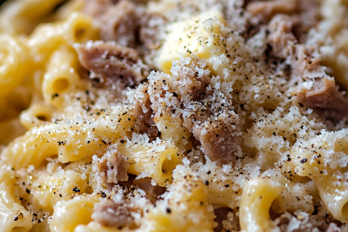 Macaronis Alfredo au smoked meat