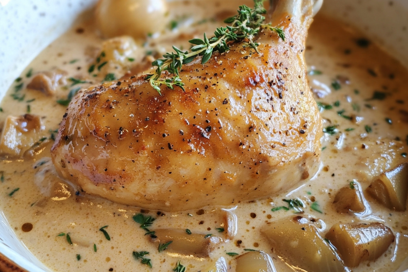 Mijoté crémeux au poulet