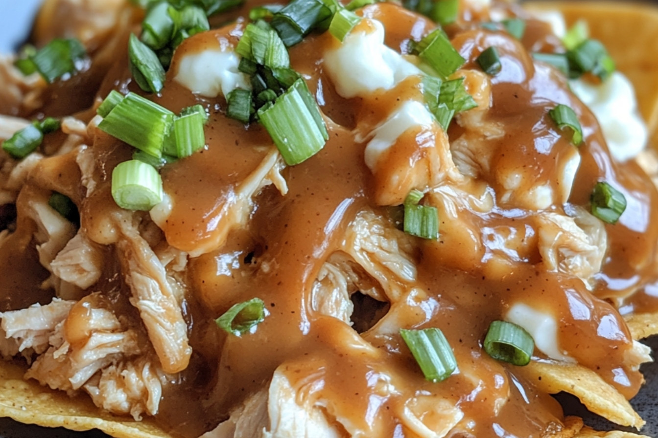 Nachos style poutine