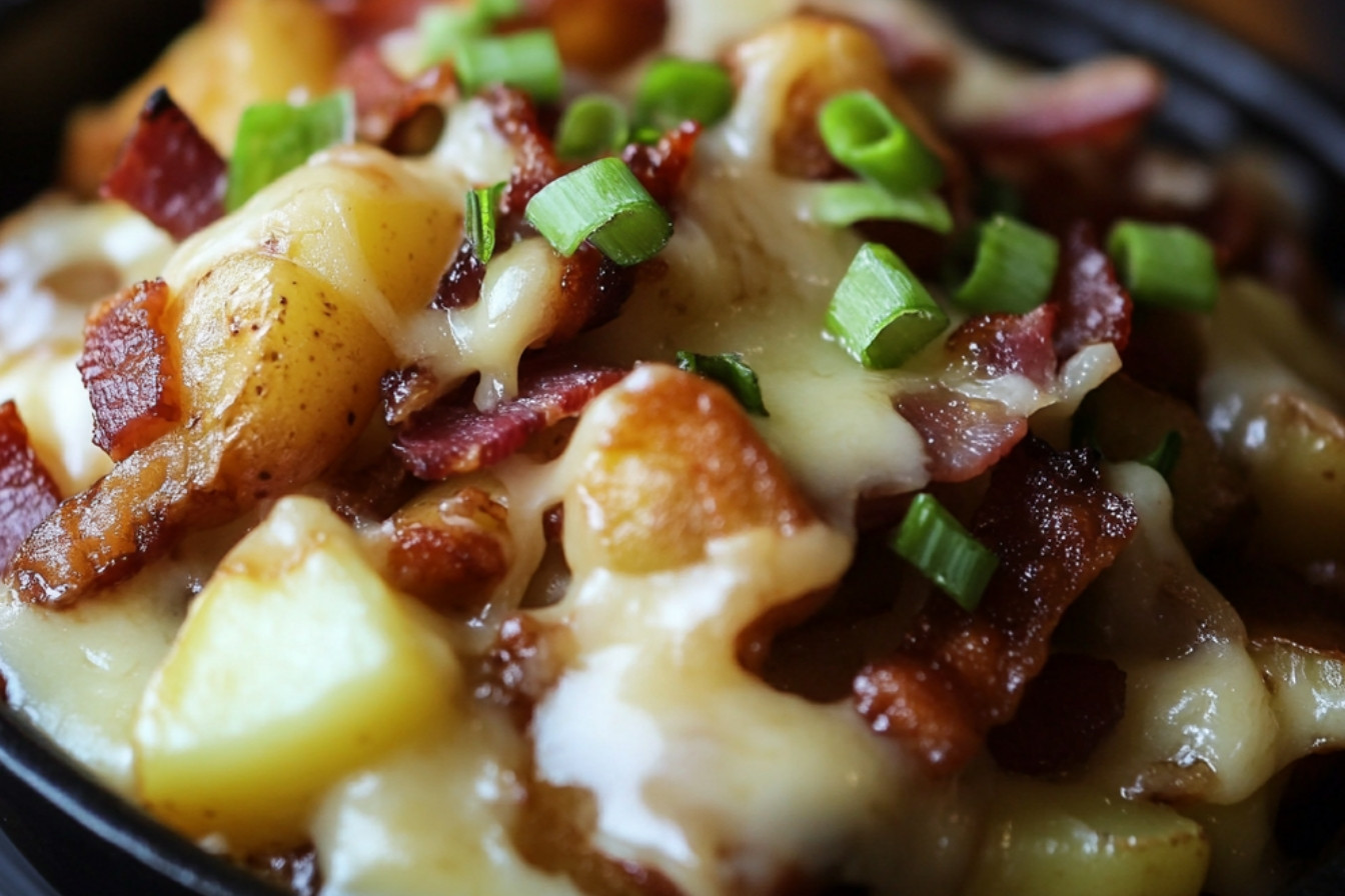 Poutine raclette sur le barbecue