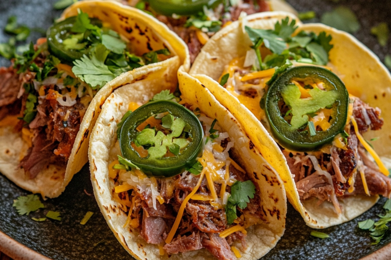 Tacos de smoked meat