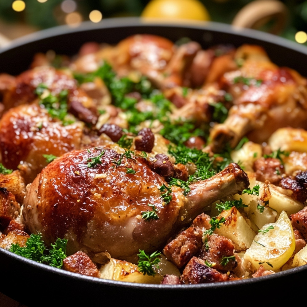 Dinde de Noël farcie