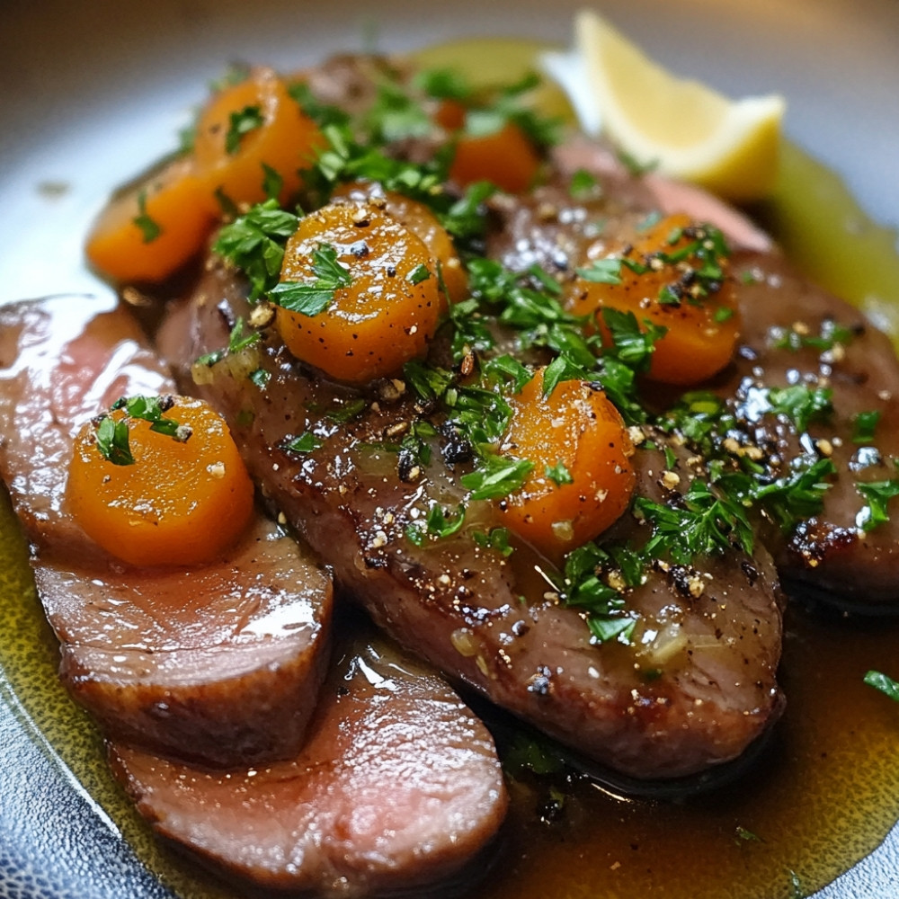 Foie de veau à la vénitienne