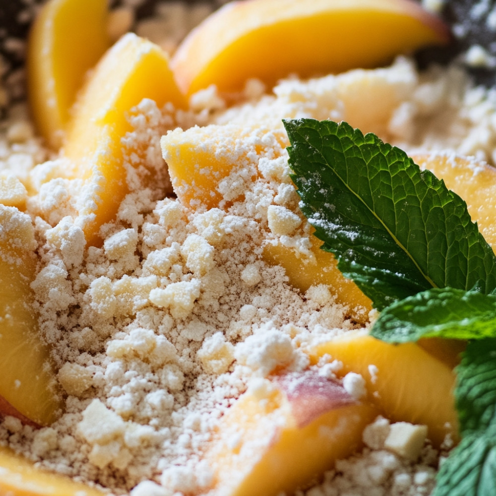 PĂȘches aux amaretti