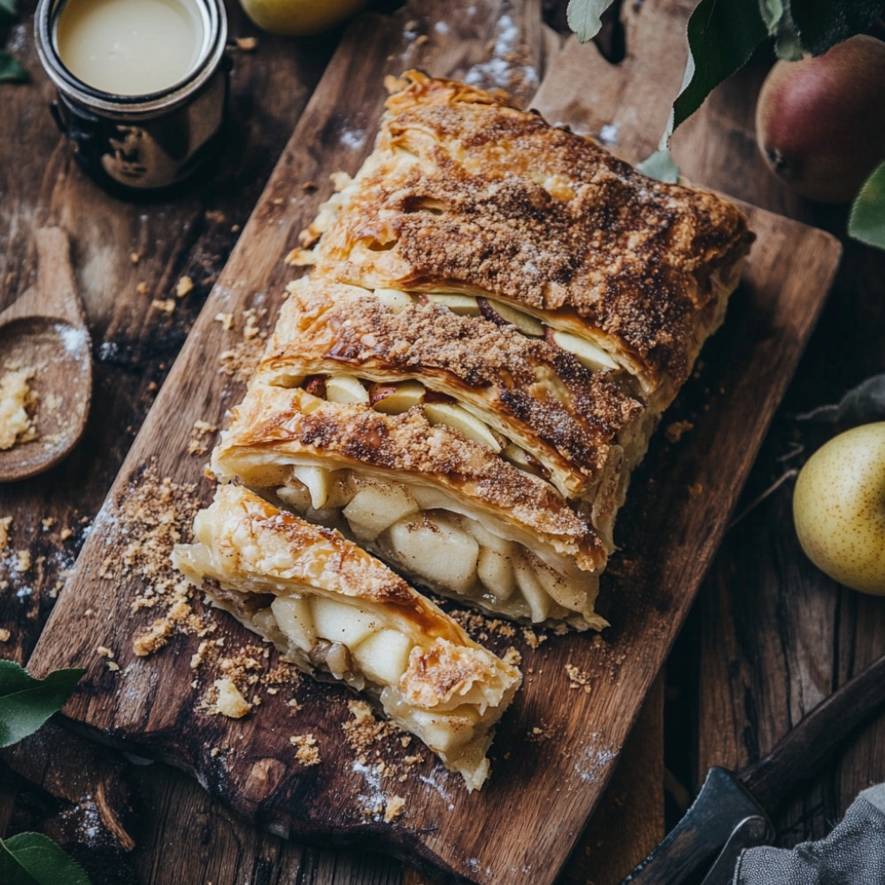 Strudel pomme-poire