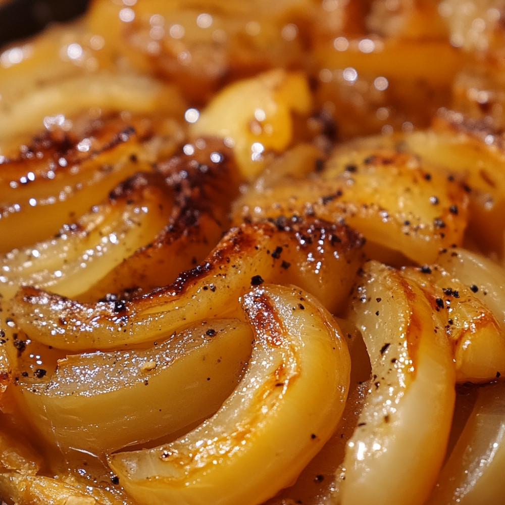 Tarte Tatin aux Oignons Caramélisés