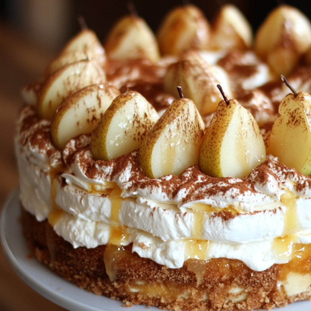 Tarte poires mascarpone