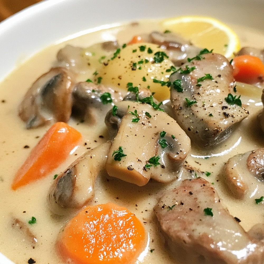 Blanquette de veau facile