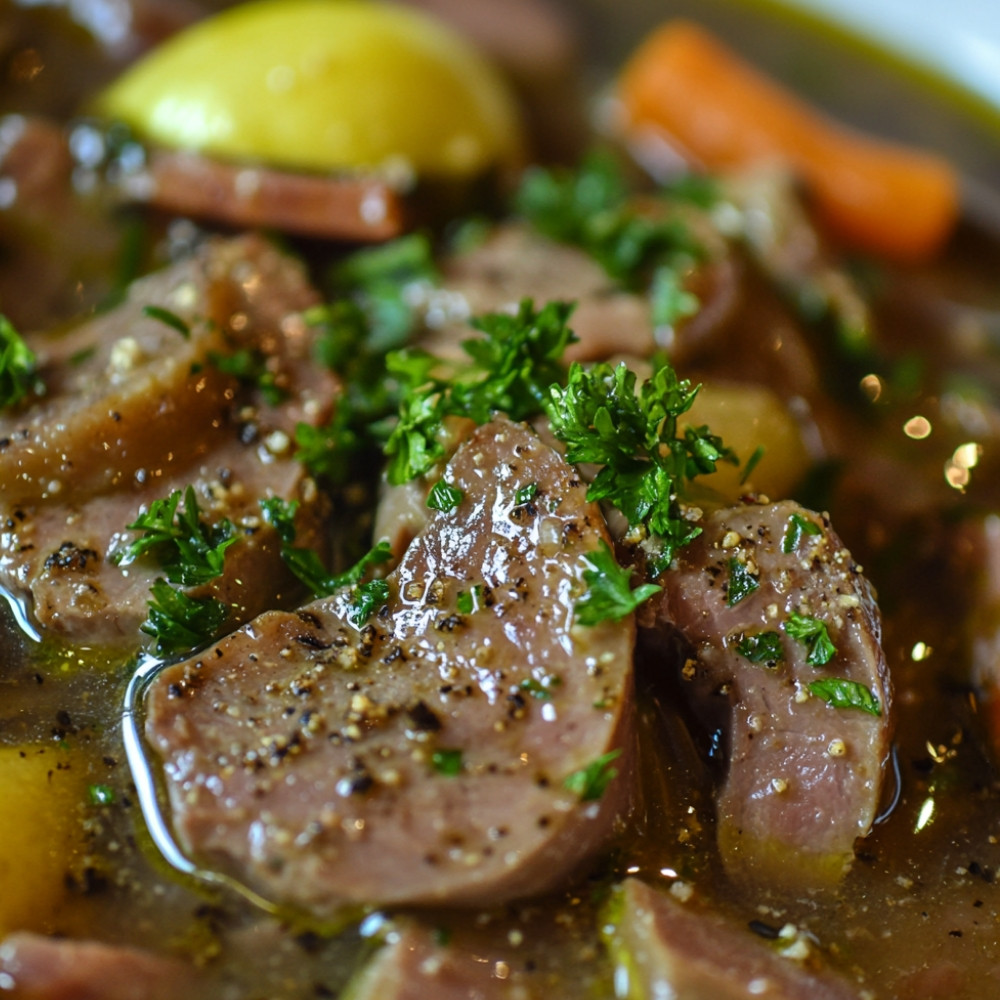 Foie de veau à la vénitienne