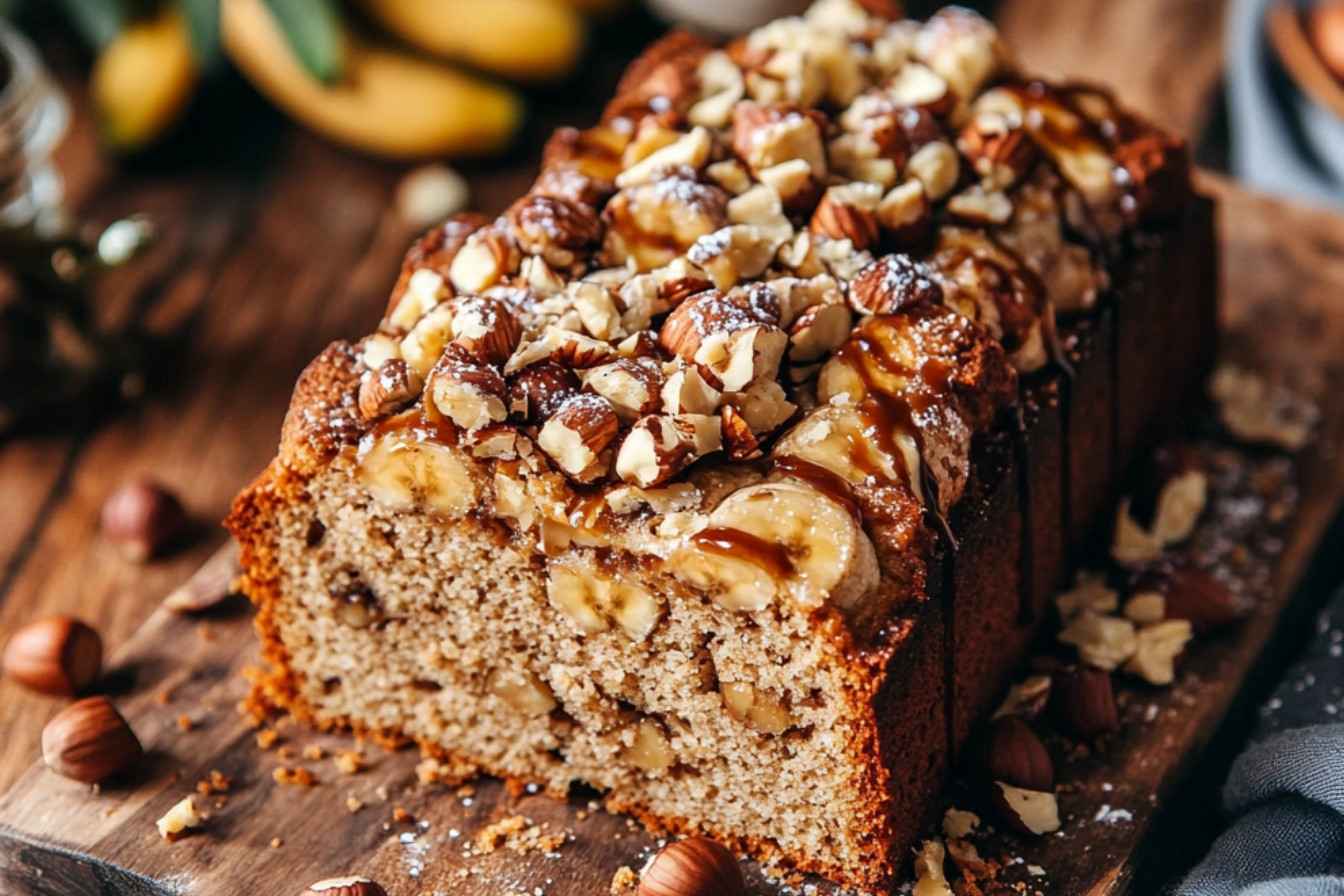 Banana Bread aux Noisettes
