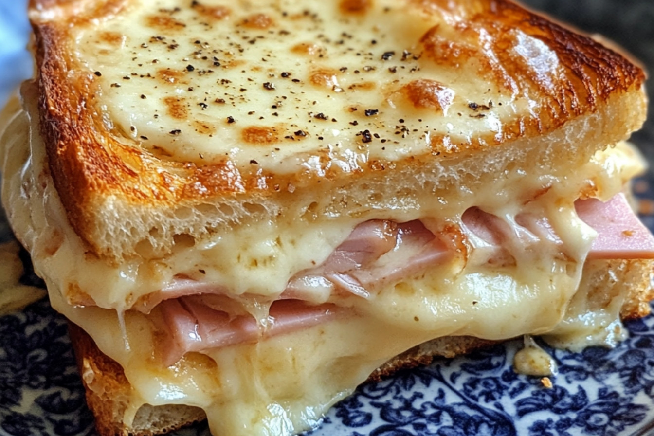 Croque-monsieur au jambon cuit