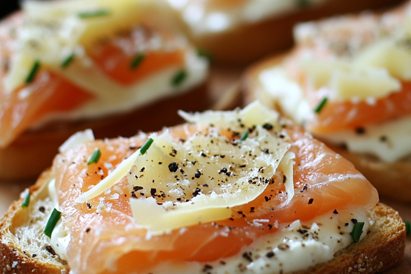 Croque monsieur saumon Boursin