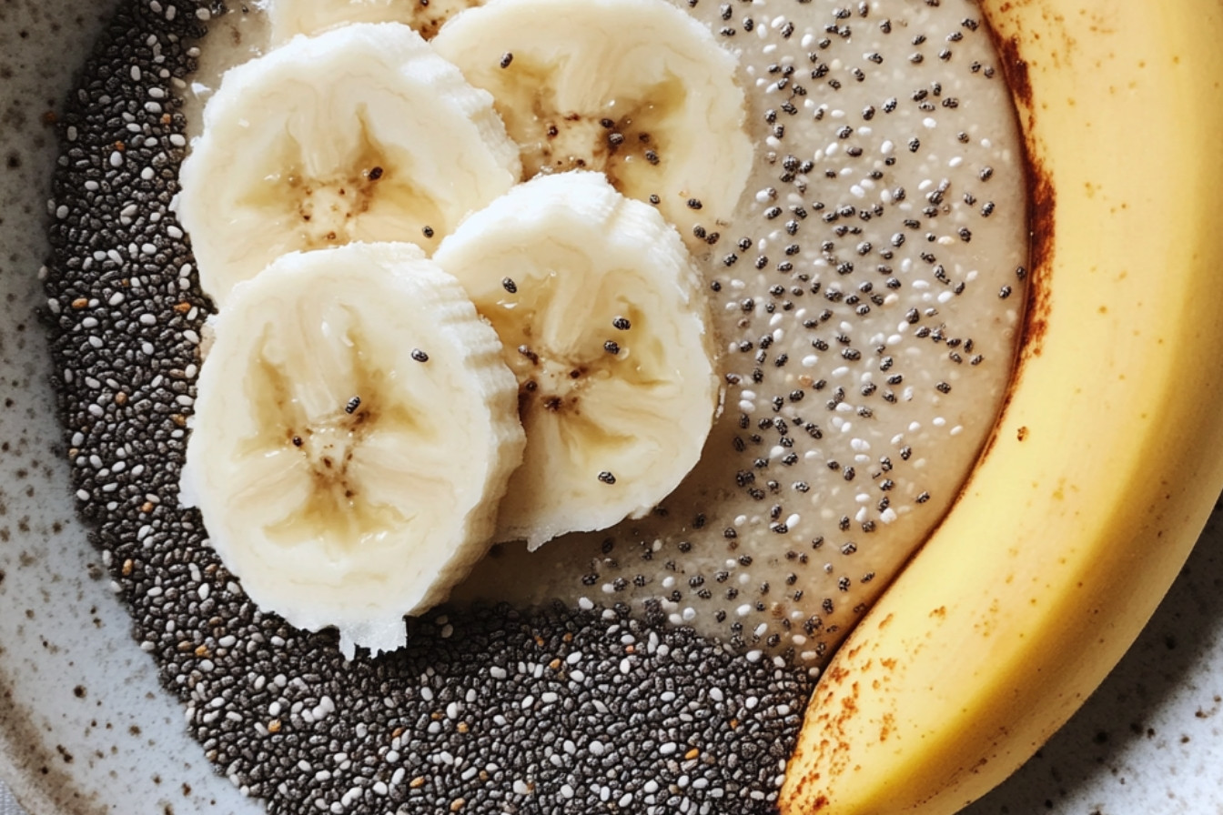 Pancakes healthy banane et chia