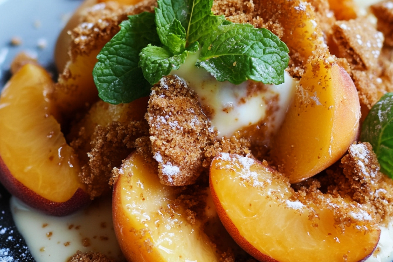 PĂȘches aux amaretti