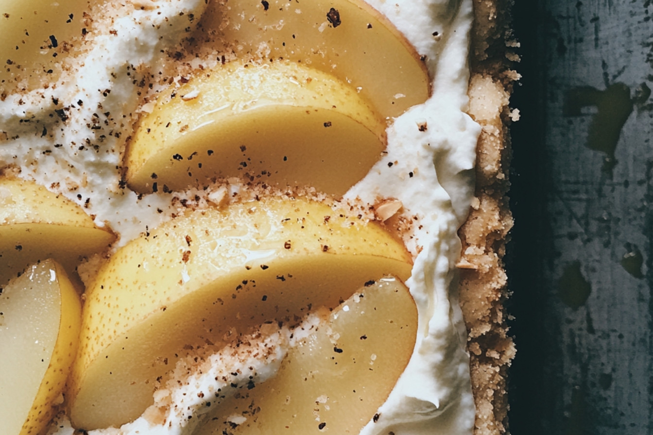 Tarte poires mascarpone