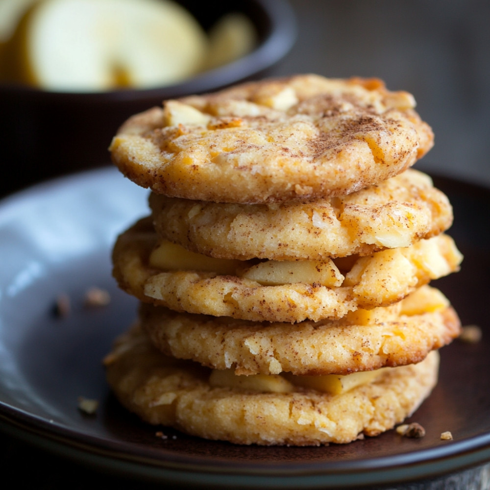 Biscuits aux pommes et cheddar