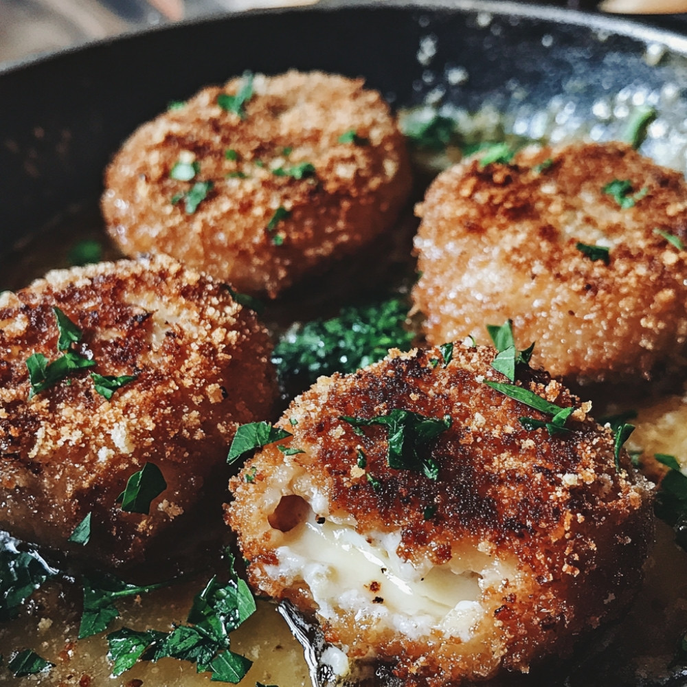 Boulettes de veau farcies au fromage