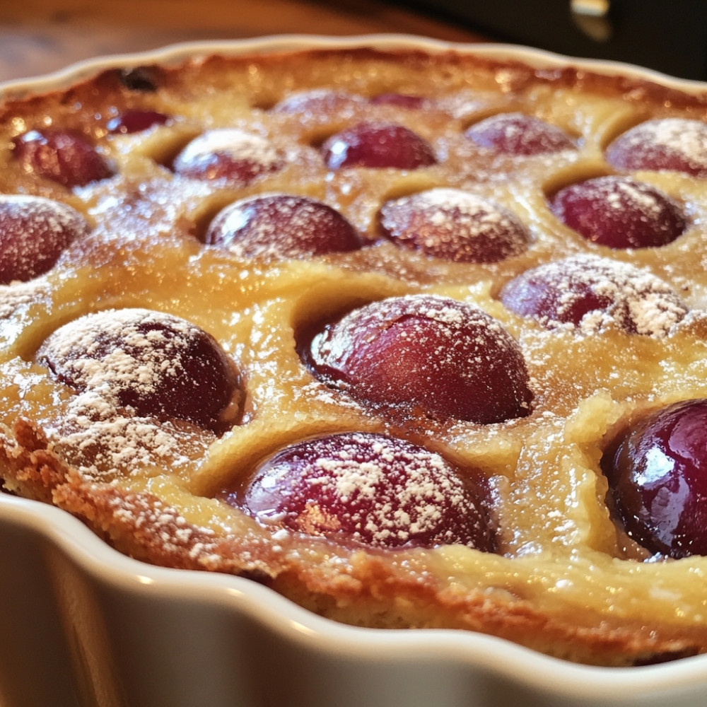 Clafoutis aux reines-claudes