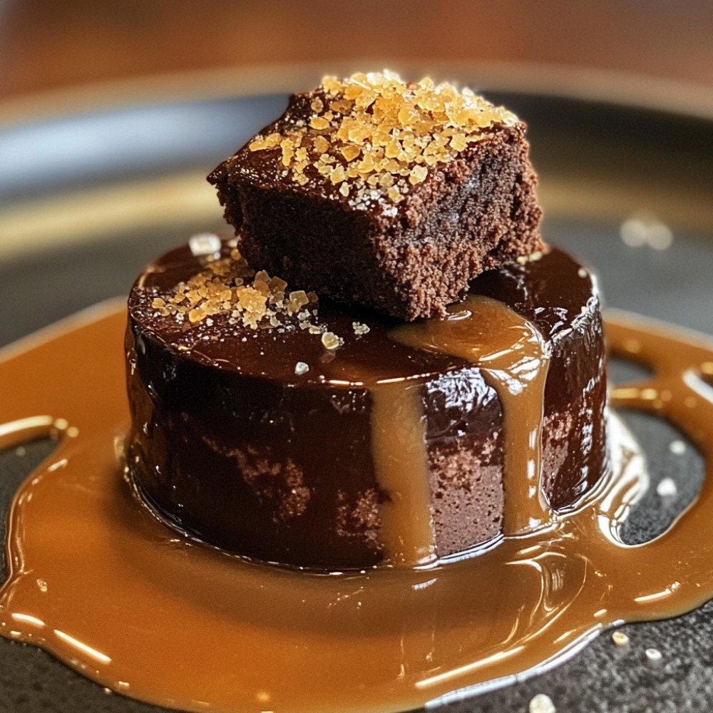 Coulant chocolat-caramel