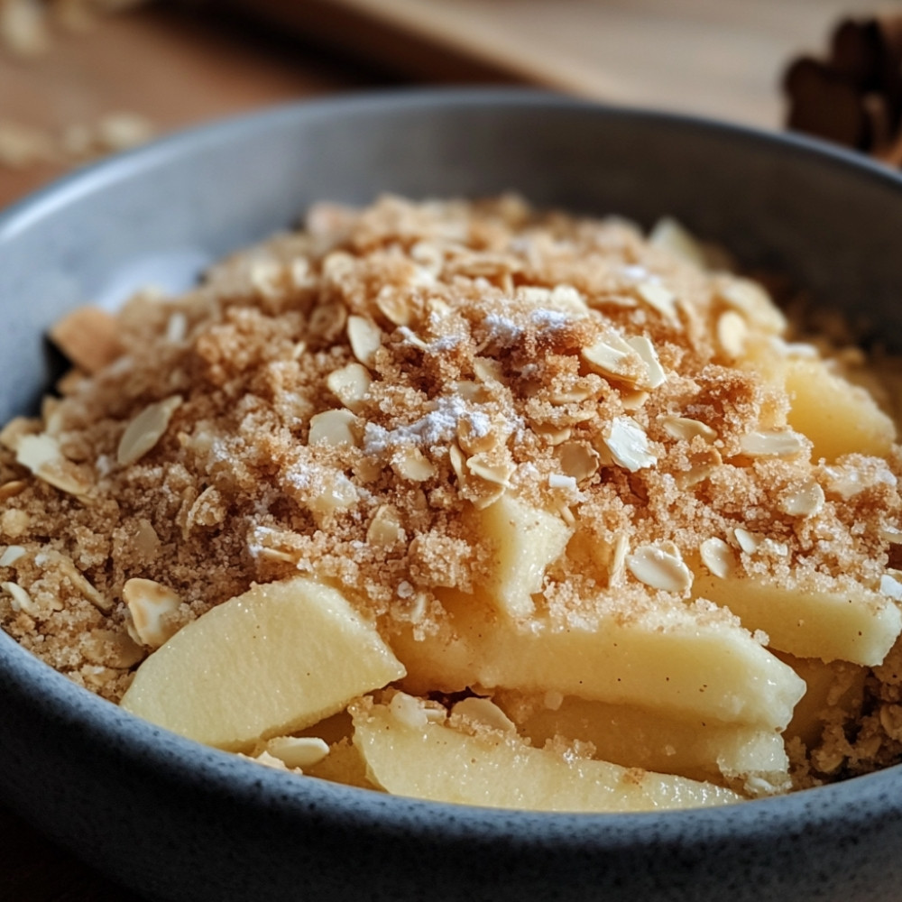 Crumble aux pommes