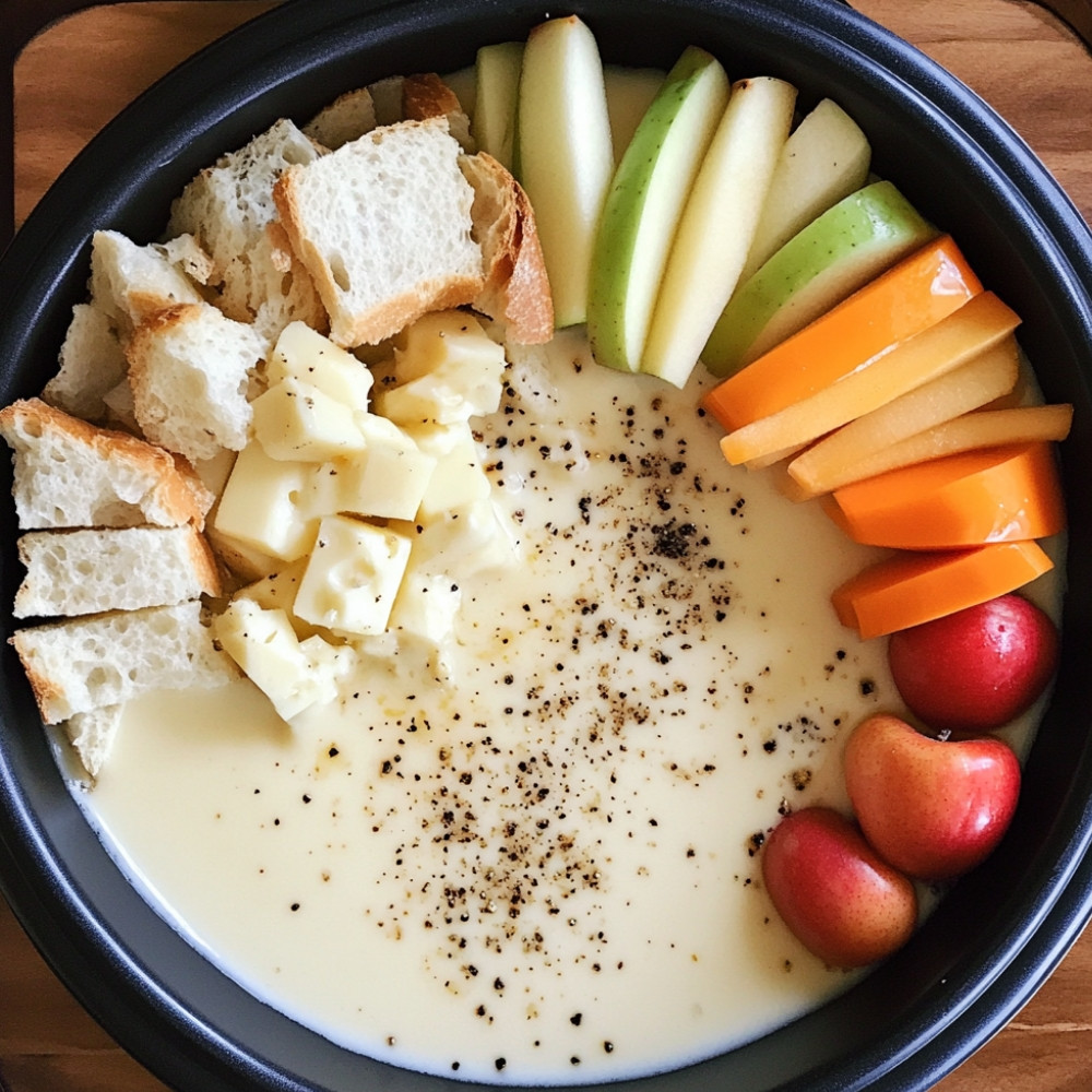 Fondue à l'érable