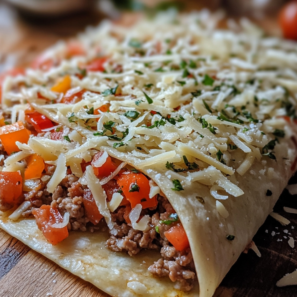 Lasagnes tortillas à la viande hachée