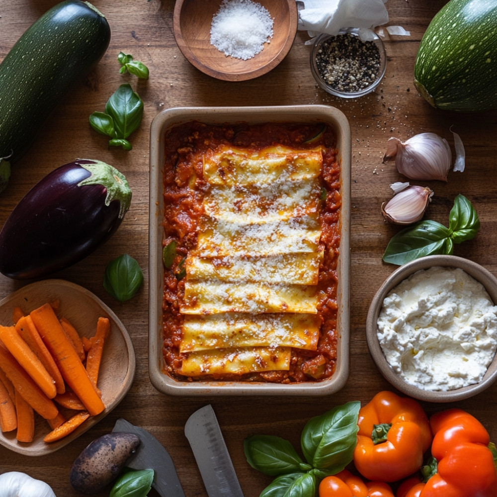 Lasagnes végétariennes réconfortantes