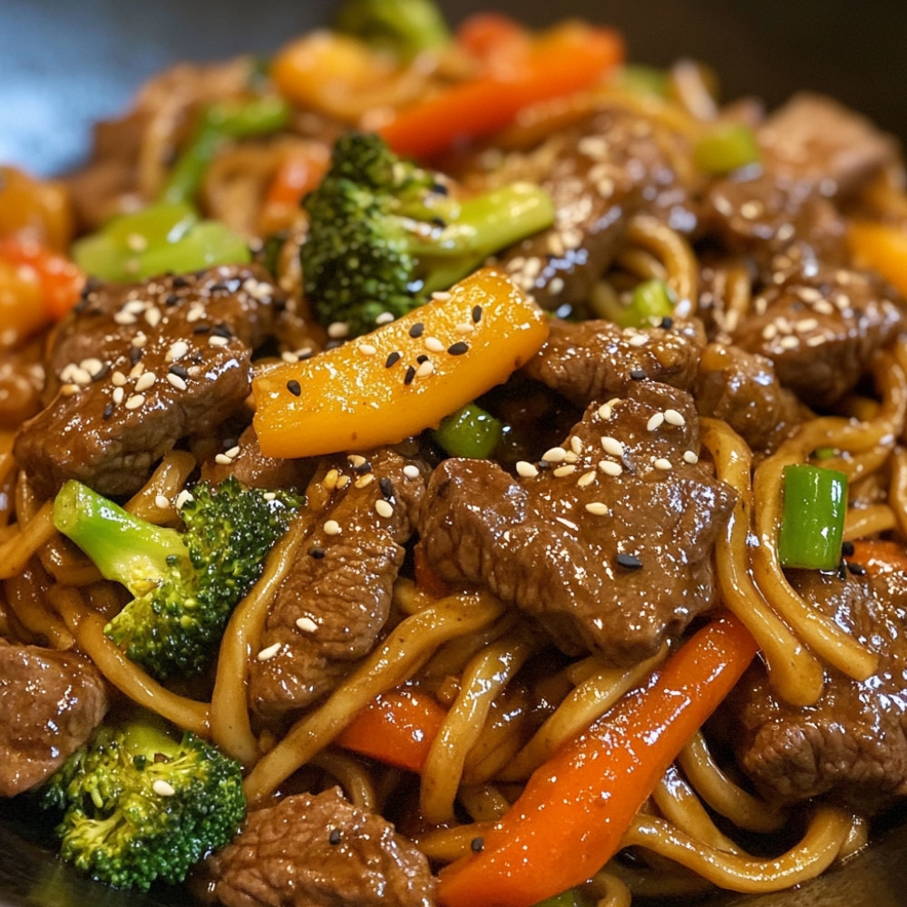 Lo Mein au Bœuf