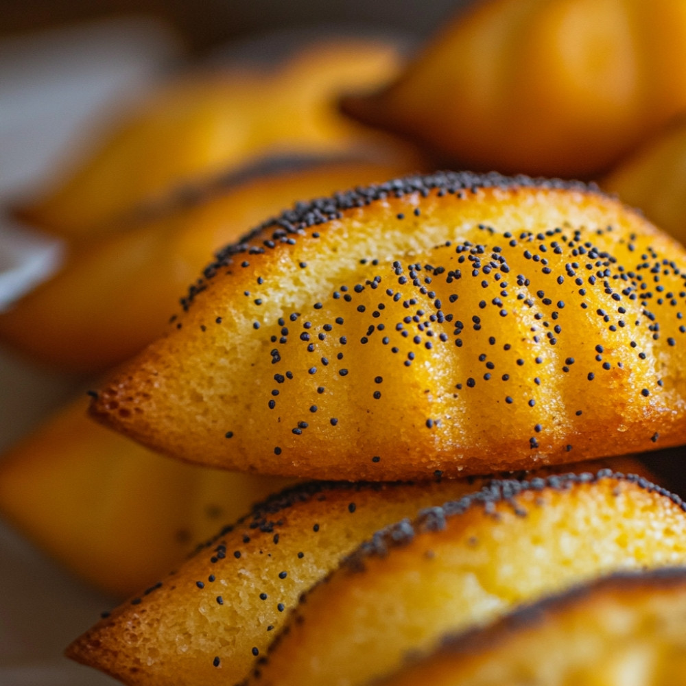 Madeleines citron et pavot