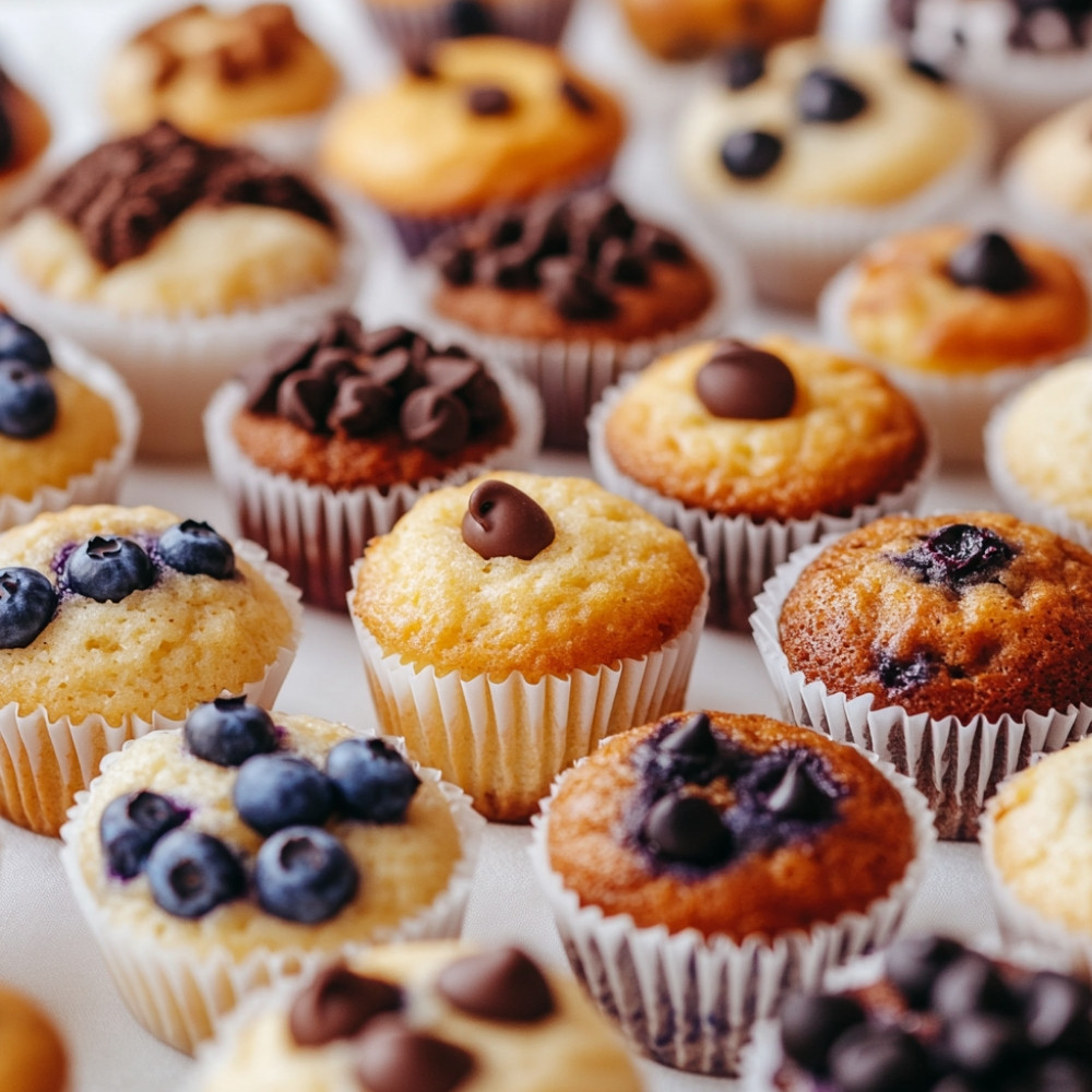 Mini muffins assortis
