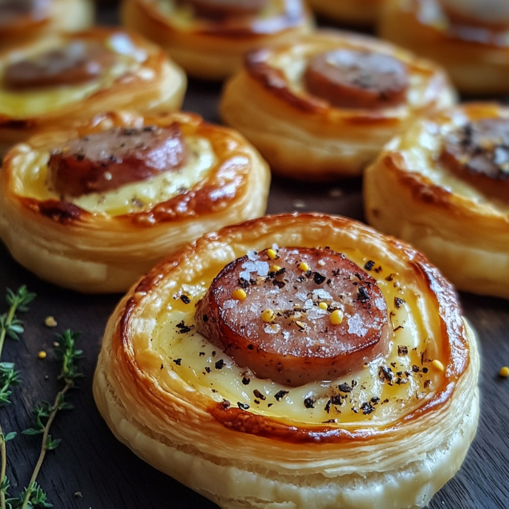 Mini roulés à la saucisse