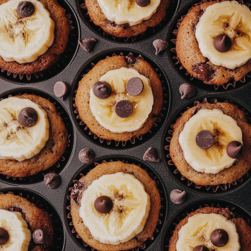 Muffins choco-banane