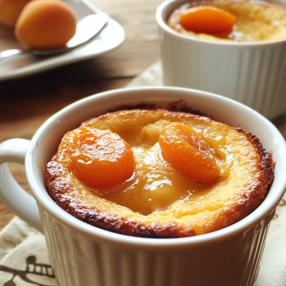 Mugcakes aux abricots