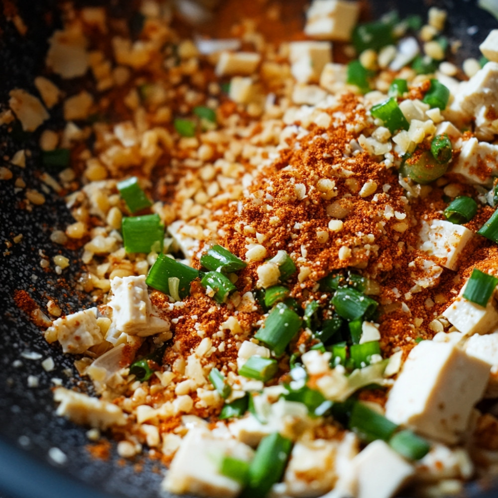 Bâtonnets de tofu au miel épicé